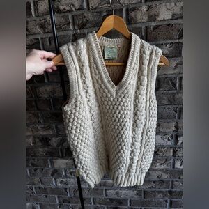 80s Ardara Arans Co. Knit Vest Women's Size 40 US S